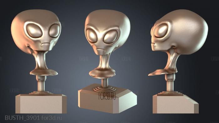 BUSTH_3901 stl model for CNC
