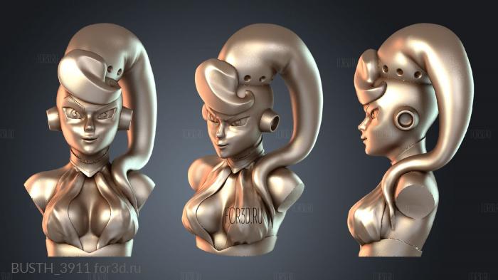 BUSTH_3911 stl model for CNC