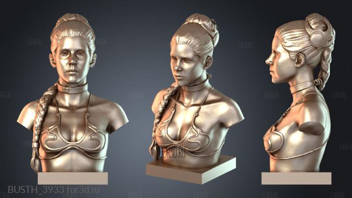 BUSTH_3933 stl model for CNC