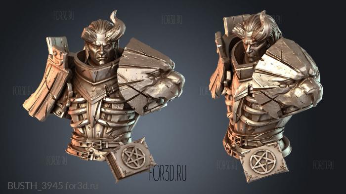 BUSTH_3945 3d stl модель для ЧПУ