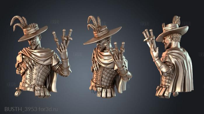 BUSTH_3953 3d stl модель для ЧПУ