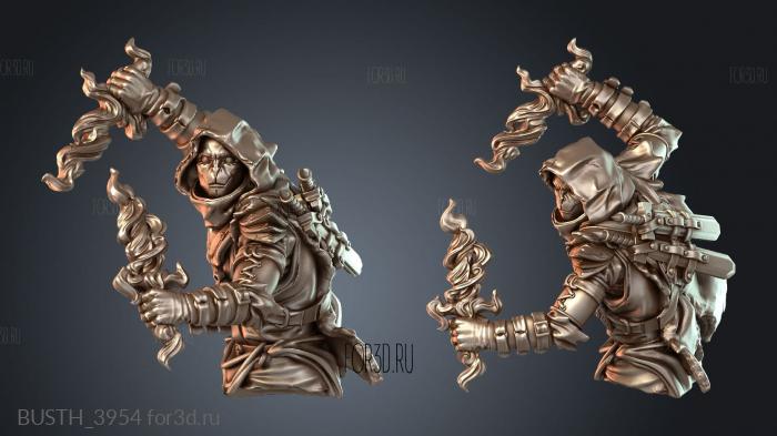 BUSTH_3954 3d stl модель для ЧПУ