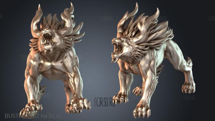 BUSTH_3962 3d stl модель для ЧПУ