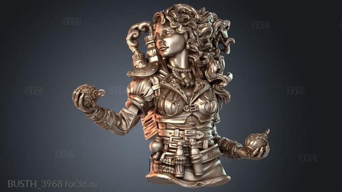 BUSTH_3968 3d stl модель для ЧПУ
