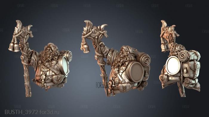 BUSTH_3972 3d stl модель для ЧПУ