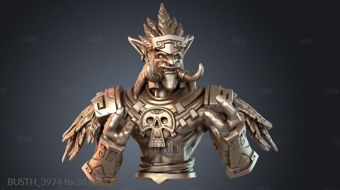 BUSTH_3974 3d stl модель для ЧПУ