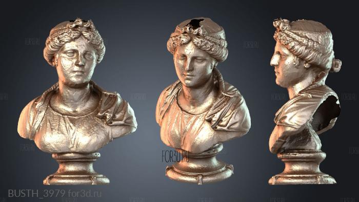 BUSTH_3979 3d stl модель для ЧПУ