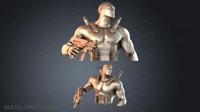 BUSTH_3983 3d stl модель для ЧПУ