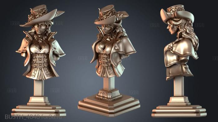 BUSTH_4040 3d stl модель для ЧПУ