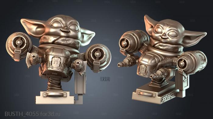 BUSTH_4055 3d stl модель для ЧПУ