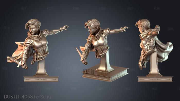 BUSTH_4058 3d stl модель для ЧПУ