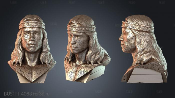 BUSTH_4083 3d stl модель для ЧПУ