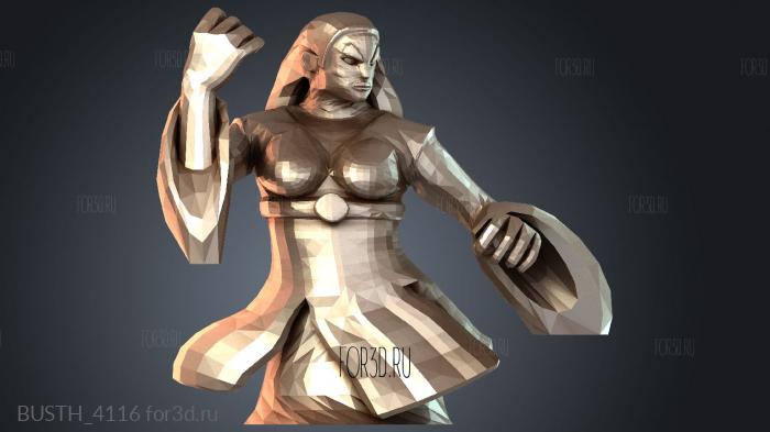 BUSTH_4116 3d stl модель для ЧПУ