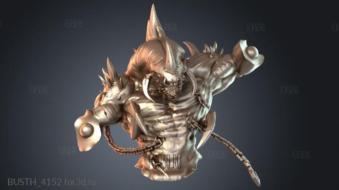 BUSTH_4152 3d stl модель для ЧПУ