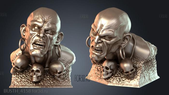 BUSTH_4158 3d stl модель для ЧПУ