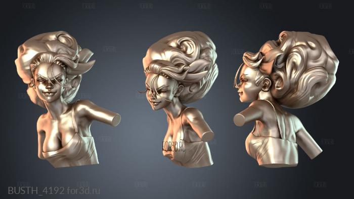 BUSTH_4192 3d stl модель для ЧПУ