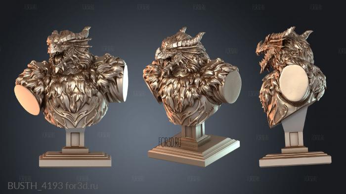 BUSTH_4193 3d stl модель для ЧПУ