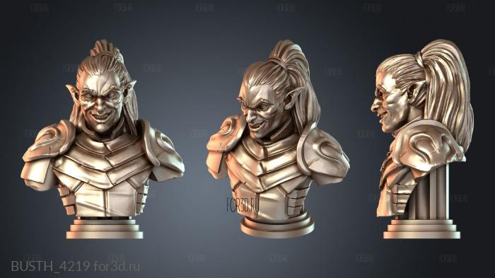 BUSTH_4219 3d stl модель для ЧПУ
