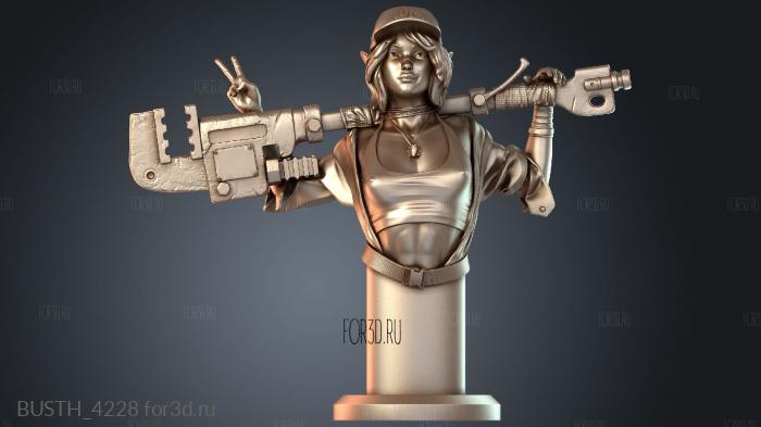 BUSTH_4228 3d stl модель для ЧПУ
