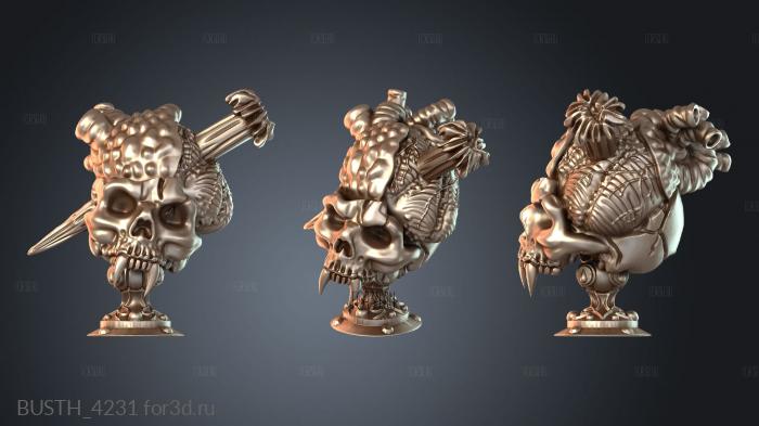 BUSTH_4231 3d stl модель для ЧПУ