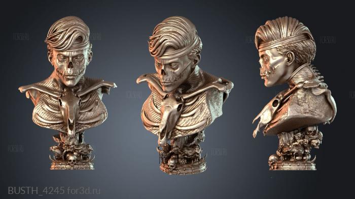 BUSTH_4245 3d stl модель для ЧПУ