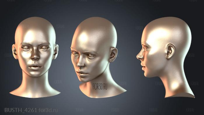 BUSTH_4261 3d stl модель для ЧПУ