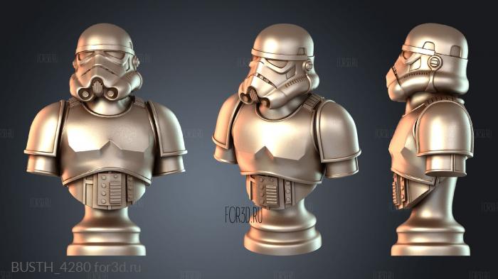 BUSTH_4280 3d stl модель для ЧПУ