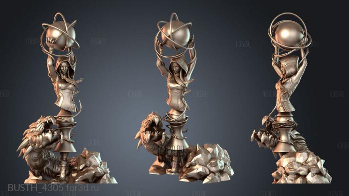 BUSTH_4305 3d stl модель для ЧПУ