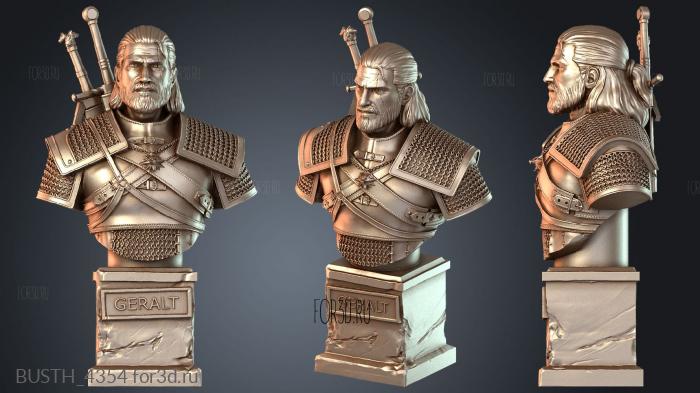 BUSTH_4354 3d stl модель для ЧПУ
