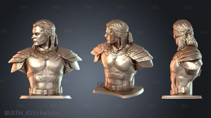 BUSTH_4355 3d stl модель для ЧПУ