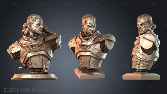BUSTH_4358 3d stl модель для ЧПУ
