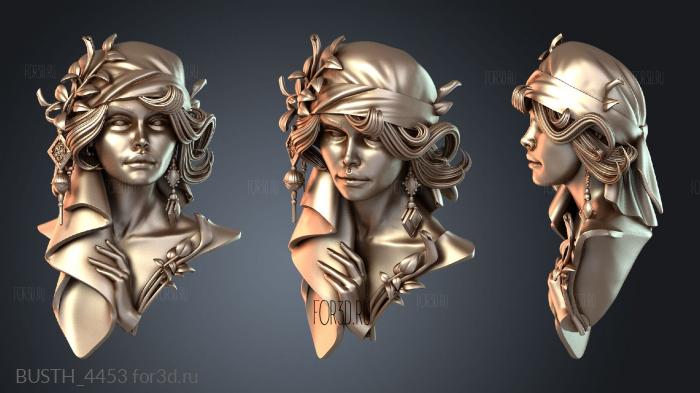BUSTH_4453 3d stl модель для ЧПУ