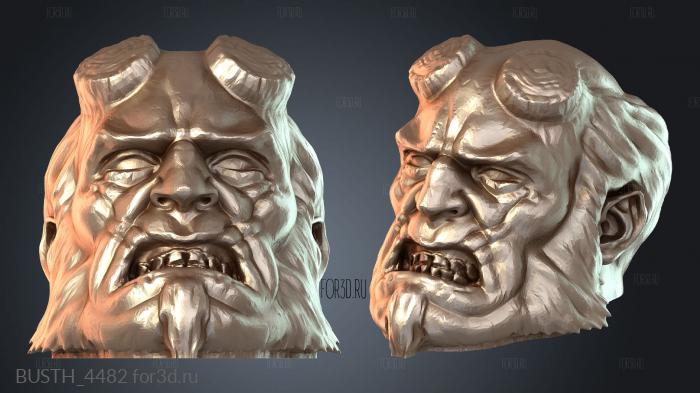 BUSTH_4482 3d stl модель для ЧПУ