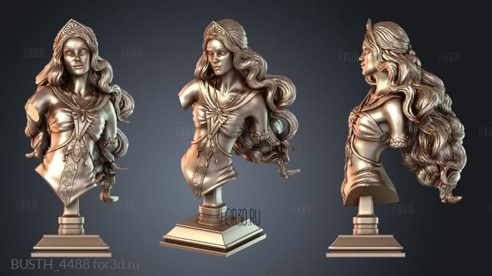 BUSTH_4488 3d stl модель для ЧПУ