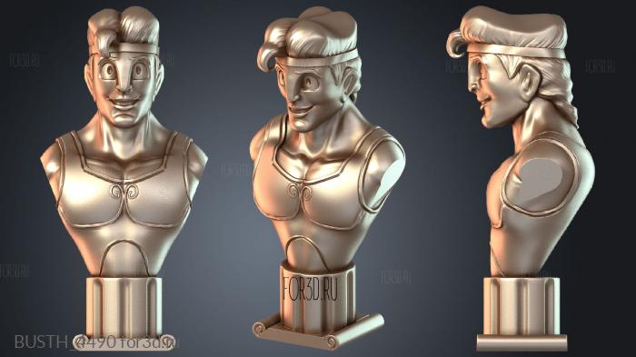 BUSTH_4490 3d stl модель для ЧПУ