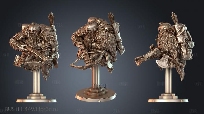 BUSTH_4493 3d stl модель для ЧПУ