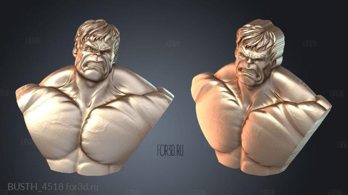 BUSTH_4518 3d stl модель для ЧПУ