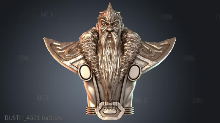 BUSTH_4521 3d stl модель для ЧПУ