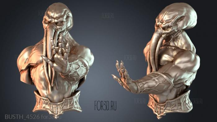 BUSTH_4526 3d stl модель для ЧПУ