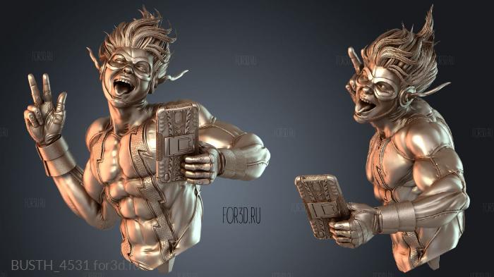 BUSTH_4531 3d stl модель для ЧПУ