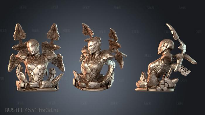 BUSTH_4551 3d stl модель для ЧПУ