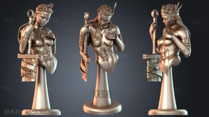BUSTH_4556 3d stl модель для ЧПУ