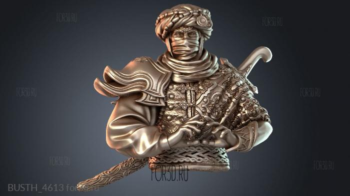 BUSTH_4613 3d stl модель для ЧПУ