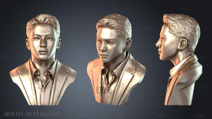 BUSTH_4619 3d stl модель для ЧПУ