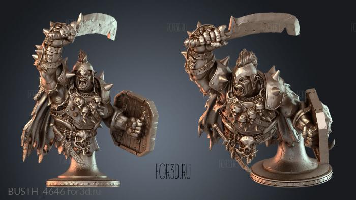 BUSTH_4646 3d stl модель для ЧПУ
