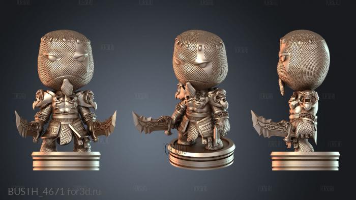 BUSTH_4671 3d stl модель для ЧПУ