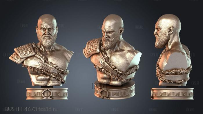 BUSTH_4673 3d stl модель для ЧПУ