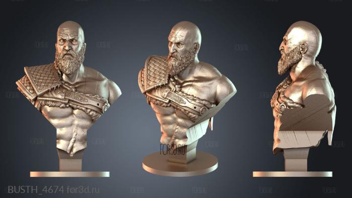 BUSTH_4674 3d stl модель для ЧПУ