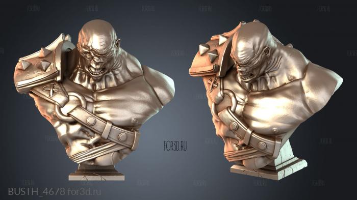BUSTH_4678 3d stl модель для ЧПУ