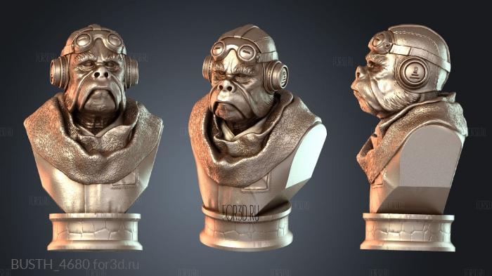 BUSTH_4680 3d stl модель для ЧПУ